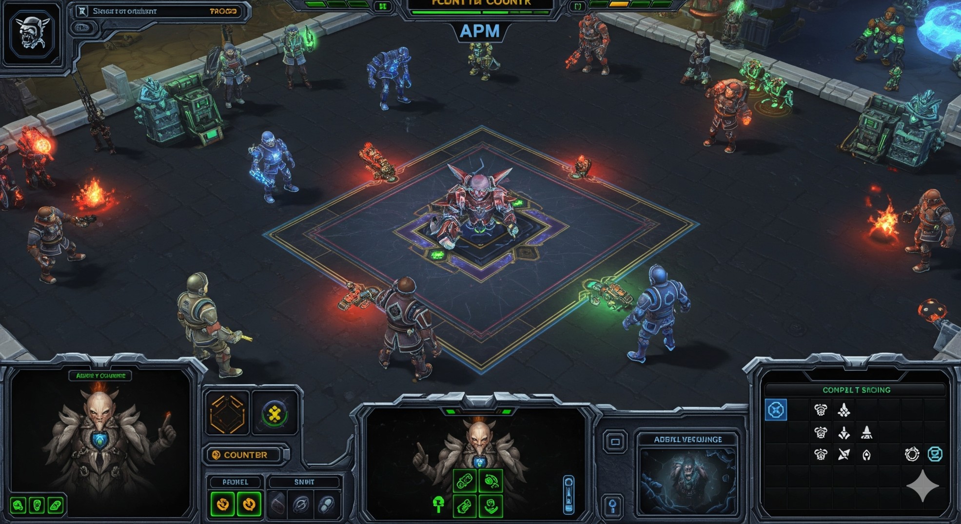 Starcraft APM Display