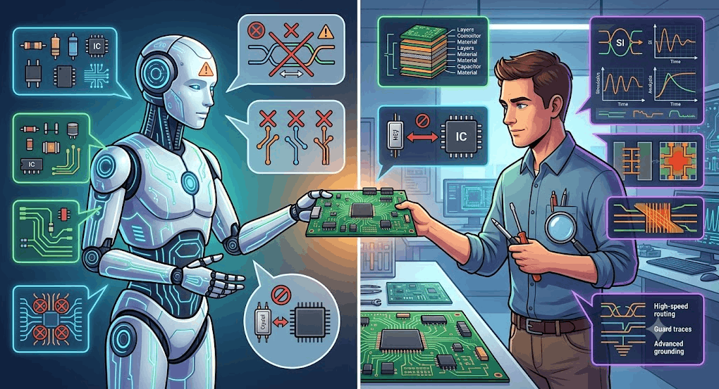 Comparison of automation and engineering responsibilities