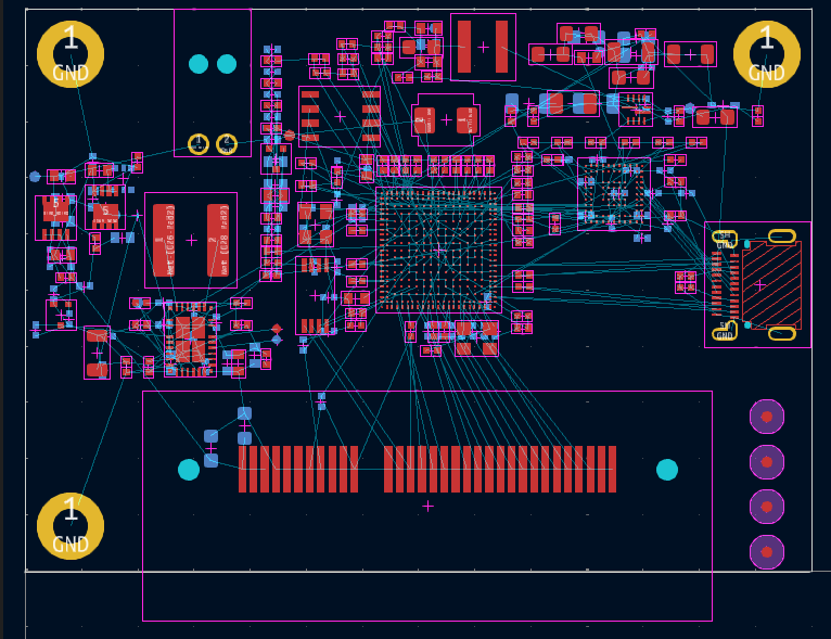 Automated component placement generated by AutoCuro
